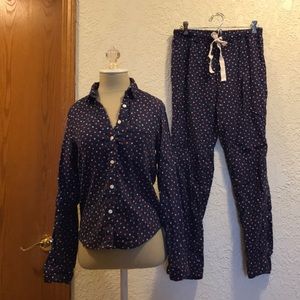 Aerie slim fit flannel pj set